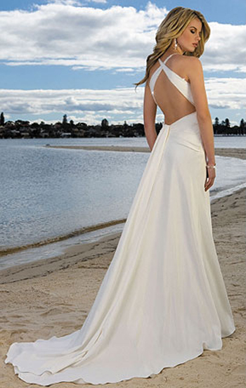 Orifashion HandmadeChic Beach Bridal Gown / Wedding Dress BE017 - Click Image to Close